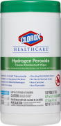 Clorox Hydrogen Peroxide Cleaner Disinfectants Multipurpose Wipes Canisters (Pack of 6/155 ct.)
