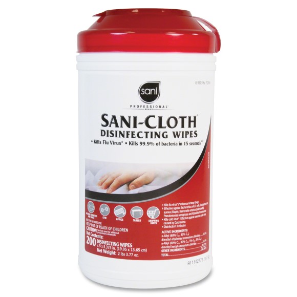 Shop SaniCloth Disinfecting Wipes Case Quantity 6442898W by STOCK in Disinfectant Wipes