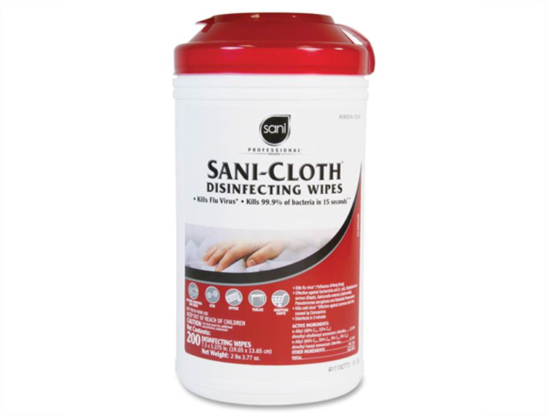 Disinfectant Wipes Caviwipes, SaniCloth, Clorox Germicidal Wipes