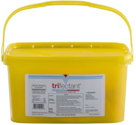 Trifectant Broad Spectrum Disinfectant - (4) 10 lbs tubs per case