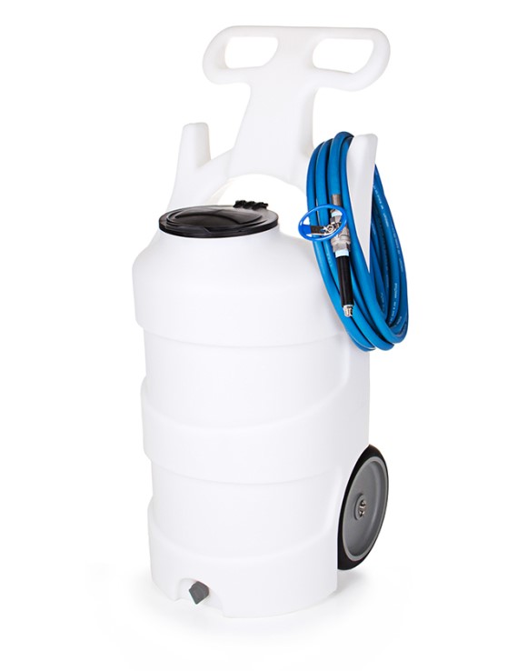 10 Gallon Battery Foam Unit with Stainless Steel Ball Valve