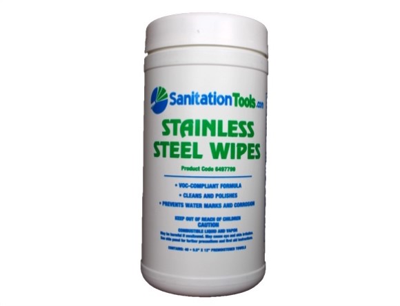Stainless Steel Wipes - Case Quantity
