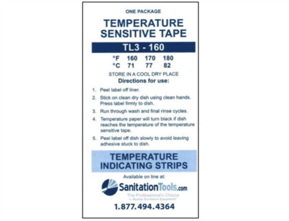 160F/170F/180F Three-In-One Temperature Sensitive Tape