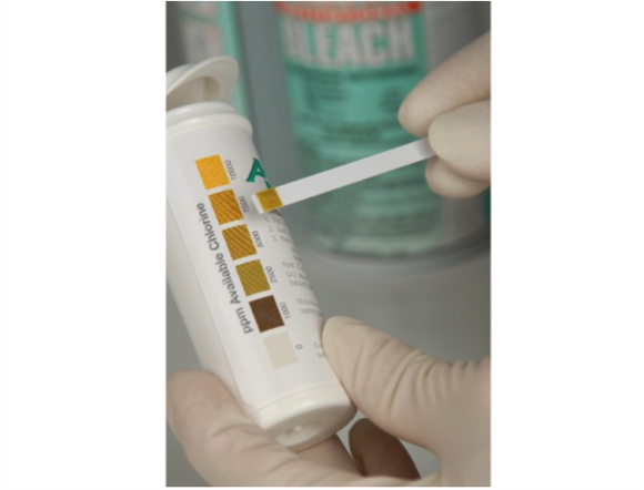 High-level Chlorine Test Strips: 0-10000 PPM